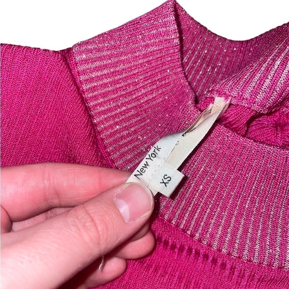 DREYDEN Pink Dione Sweater Size XS Wool Blend - Picture 9 of 9